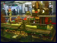 Futuristic train model in the metro.